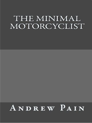 cover image of The Minimal Motorcyclist